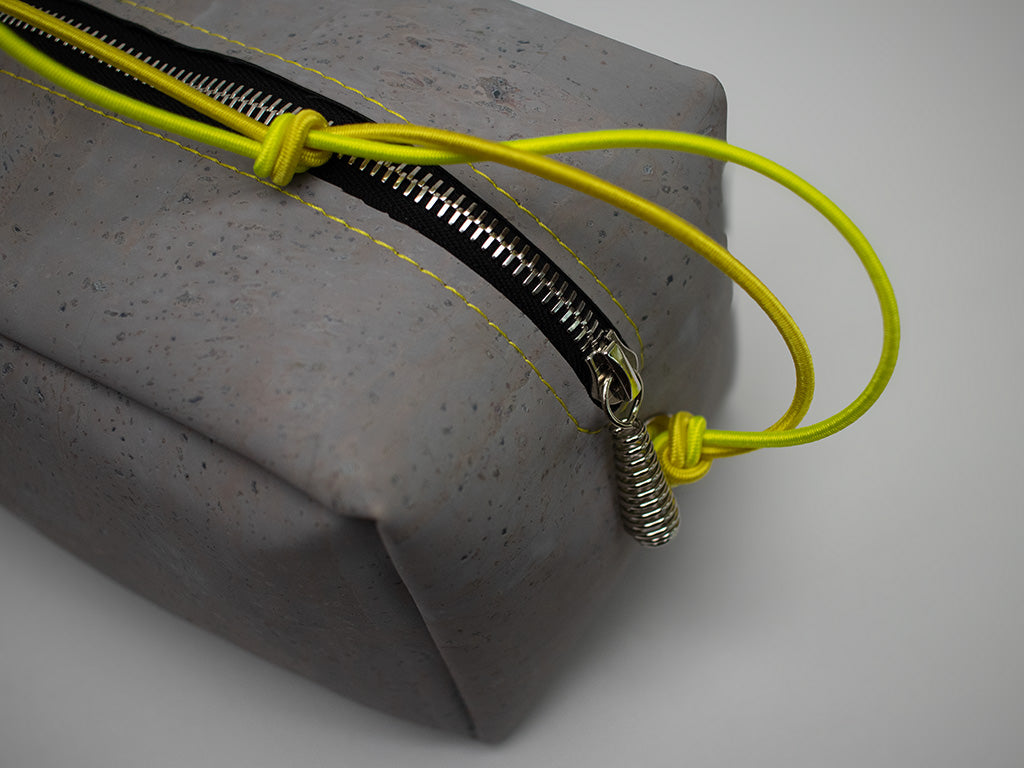 Concrete shock toiletry bag