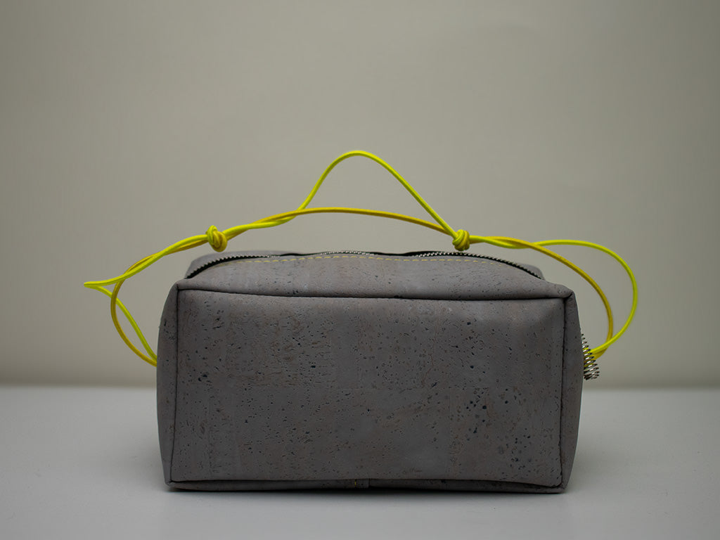 Concrete shock toiletry bag